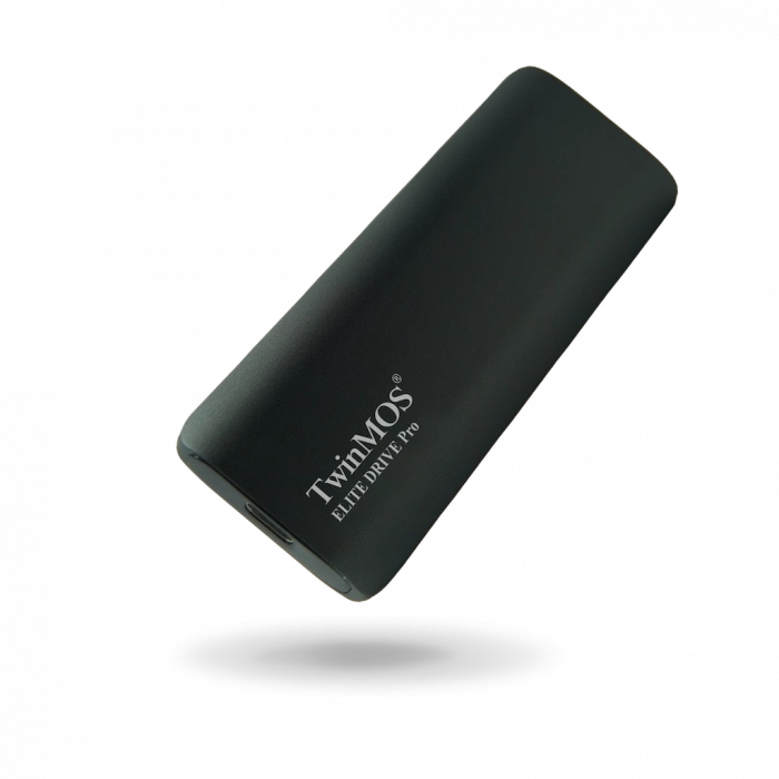TwinMOS PSSD1TBEDP, 1TB, Taşınabilir External SSD, USB 3.2, Type-C (Dark Gray)