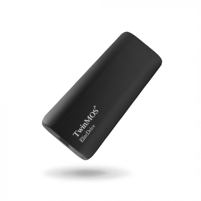 TwinMOS PSSD2TBMEDB, 2TB, Taşınabilir External SSD, USB 3.2, Type-C (Dark Grey)