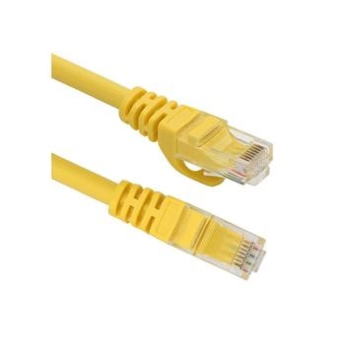 Vcom NP611B-Y-5.0 Cat6 5.0MT Sarı Utp Patch Kablo