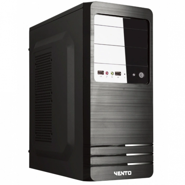 VENTO VS114F Mid Tower, 400W Siyah, Kurumsal KASA