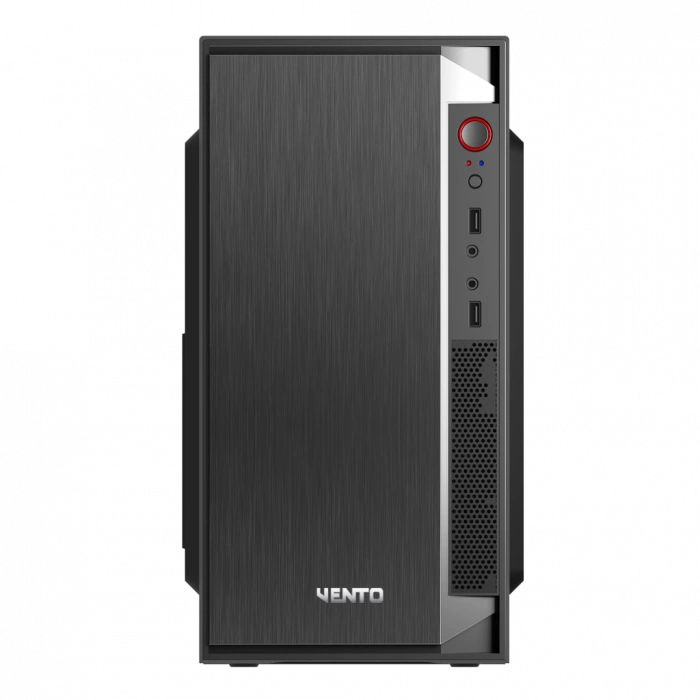 VENTO VS119S Mid Tower, 300W Siyah, ATX Kurumsal KASA