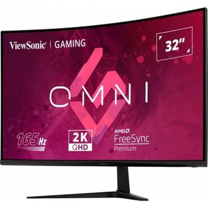 VIEWSONIC 31.5 VA VX3218C-2K 1MS 165HZ HDMI-DP KAVISLI GAMING MONİTÖR 2560X1440
