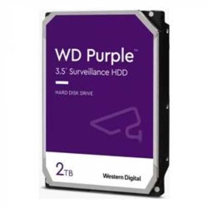 Wd 2Tb Purple WD23PURZ 3.5¨ 5400RPM 64MB SATA 6GB-s 7x24 Güvenlik Diski (Resmi Distribitör Ürünü)