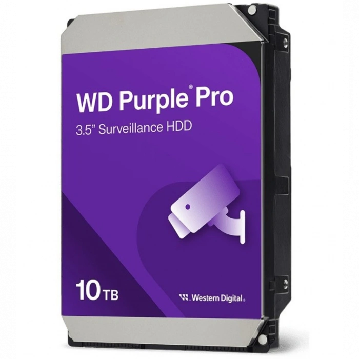 WD PURPLE WD102PURP 3,5" 10TB 256mb, 7200 Rpm,  7/24 Güvenlik HDD (Türkiye Distribütörü Garantili)