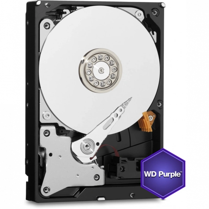 WD PURPLE, WD10PURZ, 3.5" 1TB, 64Mb, 5400 Rpm, 7/24 Güvenlik, HDD