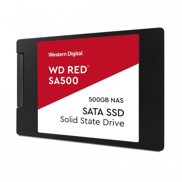 WD Red SA500, WDS500G1R0A, 500GB, 560/530, SERVER ve NAS için Enterprise, 2,5" SATA, SSD