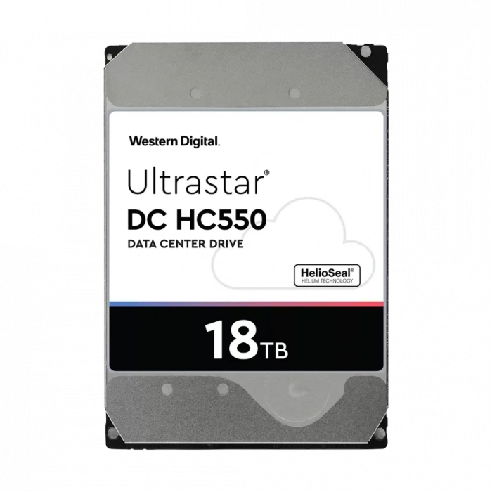 WD ULTRASTAR, WUH721818ALE6L4, 3.5", 18TB, 512Mb, 7200 Rpm, 7/24 Enterprise, DATA CENTER-GÜVENLİK-NAS-SERVER, HDD (DC HC550) (0F38459) (Türkiye Distribütörü Garantili)