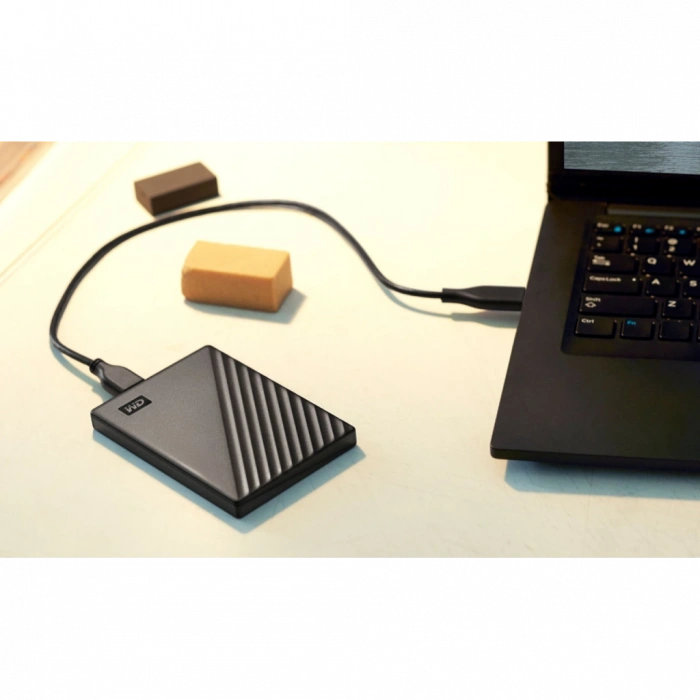 WD WDBYVG0010BBK-WESN, My Passport, 1TB, 2.5", USB3.2, Taşınabilir, Harici HDD, Siyah (Türkiye Distribütörü Garantili)