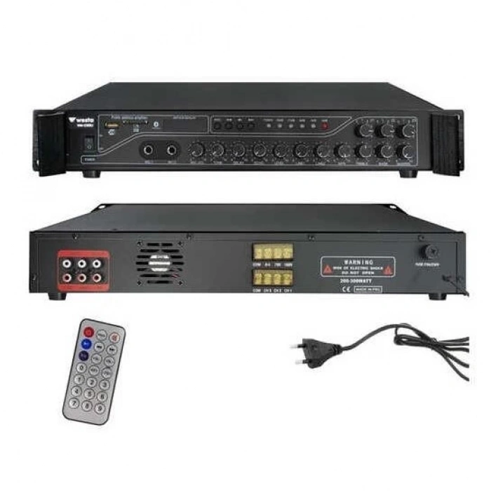 WESTA WM-2300U 3-bölgeli 150-300W Mixer Amfi