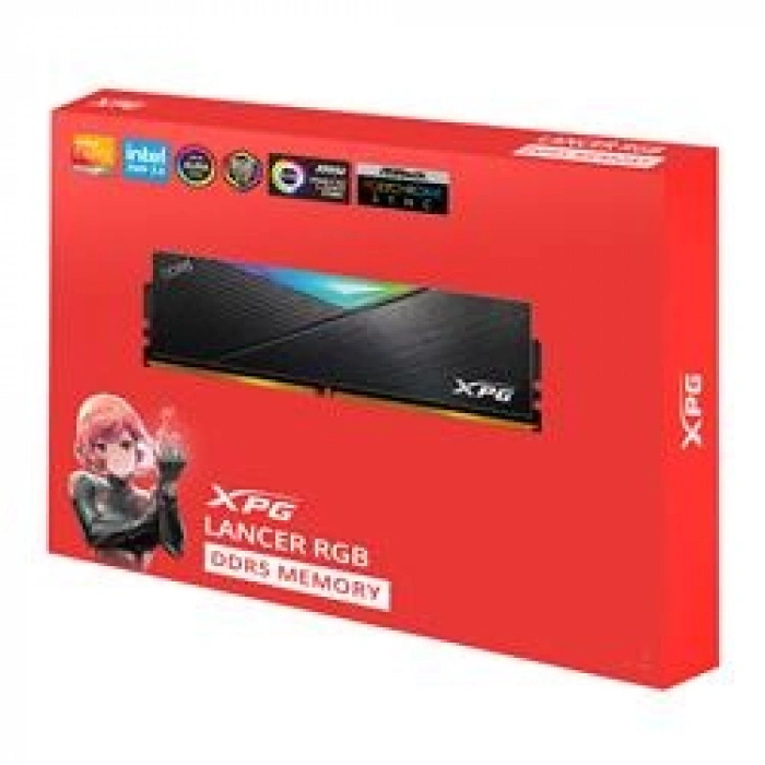 XPG 32GB-2 Lancer RGB DDR5 6400MT-s PC5-51200 CL 32-39-39 1.4V Soğutuculu PC Ram