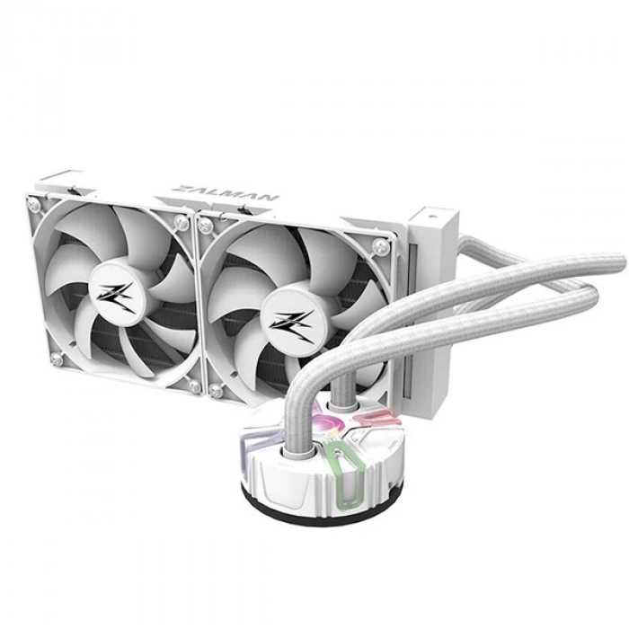 ZALMAN 240MM RESERATOR5-Z24-WH RGB SIVI SOĞUTMALI AM5-1700P İŞLEMCİ FANI BEYAZ