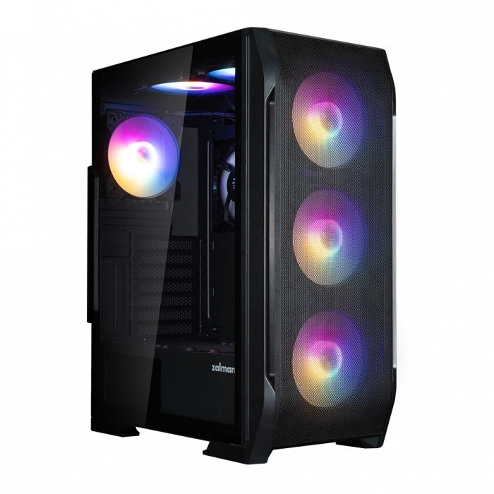 ZALMAN N7 Plus V2, 700W 80+, Mesh Panel, Tempered Glass, 6x120mm RGB Fan, ATX GAMING KASA