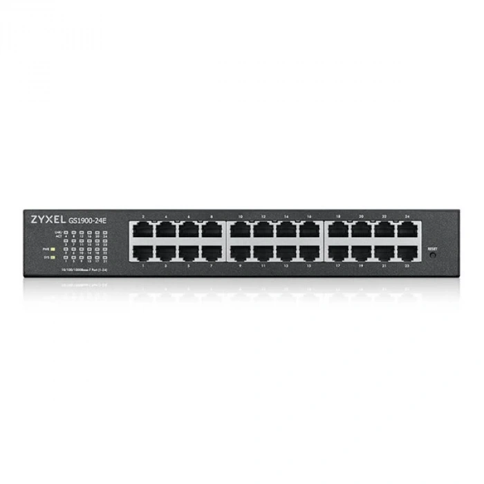 ZyXEL 24port GS1900-24E GIGABIT Yönetilebilir Switch RackMount