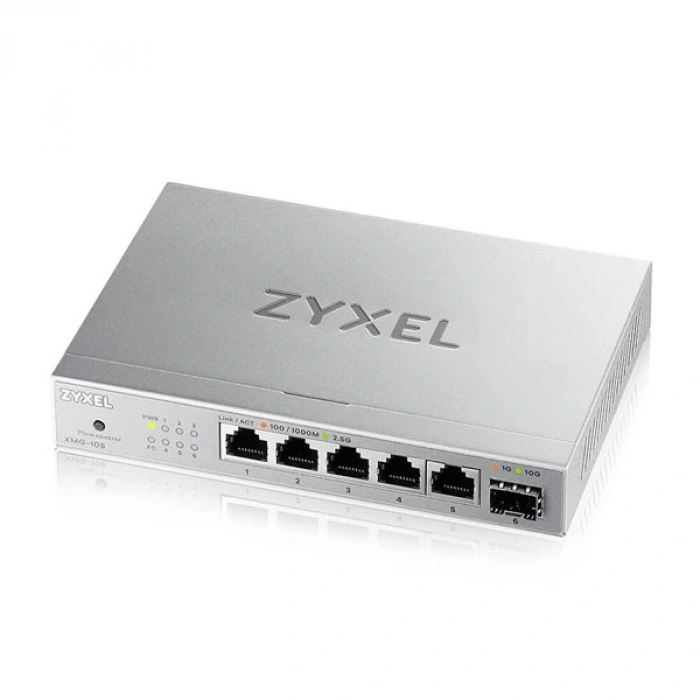 ZYXEL 5port XMG-105 2.5 GIGABIT 1-SFP 10GBE YÖNETİLEMEZ SWITCH