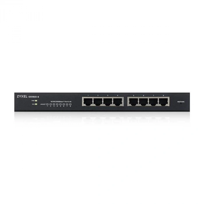 ZYXEL 8port GS1900-8 v2 Gigabit Yönetilebilir Swıtch