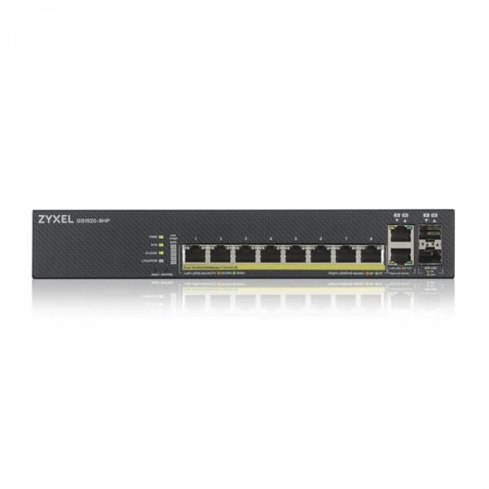 ZYXEL 8port NEBULA 1920-8HP V2 GIGABIT 2-SFP 130W POE Yönetilebilir Swıtch
