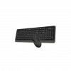 A4 TECH FG1010, Gri, FSTYLER, 2.4Ghz Kablosuz, Türkçe Q, Klavye Mouse Set