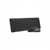 A4 TECH FG2400 AIR2 Siyah, FSTYLER, 2.4Ghz Mini Kablosuz, Türkçe Q, SESSİZ Klavye Mouse Set