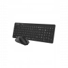 A4 TECH FG2400 AIR2 Siyah, FSTYLER, 2.4Ghz Mini Kablosuz, Türkçe Q, SESSİZ Klavye Mouse Set