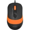A4 TECH FM10 USB 1600dpi Optic Siyah/Turuncu Mouse