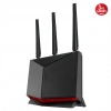 ASUS RT-BE86U, BE6800, 4 Port, 6800Mbps, Dual Band, WİFİ 7, AiMesh, AiProtection Pro, Gigabit Extendable Router