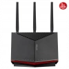 ASUS RT-BE86U, BE6800, 4 Port, 6800Mbps, Dual Band, WİFİ 7, AiMesh, AiProtection Pro, Gigabit Extendable Router