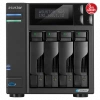 ASUSTOR AS6704T, 4Gb DDR4 Ram, 4 Yuvalı (4x22TB Destek), 4xM.2, PCI-e, 2x2.5GbE Network, 2xUSB 3.2, Tower NAS (Yedekleme) Cihazı