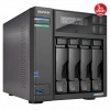 ASUSTOR AS6704T, 4Gb DDR4 Ram, 4 Yuvalı (4x22TB Destek), 4xM.2, PCI-e, 2x2.5GbE Network, 2xUSB 3.2, Tower NAS (Yedekleme) Cihazı