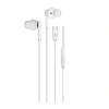 BİX HF01C-WE Type-C Beyaz 14MM EXTRA BASS KULAKİÇİ Mikrofonlu Kulaklık