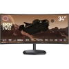 COOLERMASTER 34 VA GM34-CWQ 0.5MS 165HZ HDMI-DP USBC KAVISLI GAMING MONİTÖR 3440X1440