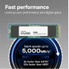 Crucial 1TB  E100 CT1000E100SSD8 1TB (5000-4500MB-s) M.2 2280 PCIe 4.0 NVMe Ssd Disk