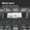 CRUCIAL CT480E100SSD8, E100, 480GB, 4700/2500, Gen4, NVME PCIe M.2 2280, SSD
