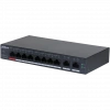 DAHUA CS4010-8ET-110, 8 Port, Megabit, PoE 110W, 2 Port Uplink, Cloud Yönetilebilir, Switch