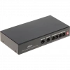 DAHUA PFS3006-4ET-36, 4 Port, Megabit, PoE 36W, 2 Port Uplink, Yönetilemez, Masaüstü Switch