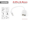 DARK DK-CB-AUC03 1x erkek Stereo 2x dişi Ses Ara Kablosu