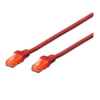 DIGITUS 2m CAT6 Utp DK-1617-020/R Kırmızı Patch Kablo (10lu Paket)