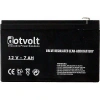 DOTVOLT 12v 7amper SC7-12 Kuru Tip Alarm Aküsü
