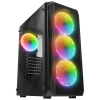 EVEREST 600W X-RACER Gaming Mid-Tower PC Kasası 4X-FANLI