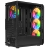 EVEREST 600W X-RACER Gaming Mid-Tower PC Kasası 4X-FANLI