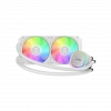 GAMDIAS AURA GL240 V2 WH, White Edition, 240mm,  RGB, 2 Fanlı,CPU Sıvı Soğutma