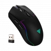 GAMDIAS HADES M3, RGB Aydınlatma, 2.4Ghz ve Bluetooth Kablosuz, 7 Tuşlu, Şarj Edilebilir, Type-C, Gaming Mouse, 10.000 DPI, Siyah