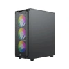 GAMEBOOSTER 750W 80+ BRONZE PB-P521B Gaming Mid-Tower PC Kasası