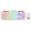 GAMEBOOSTER KM-11W Knight Beyaz Gaming Klavye Mouse Set