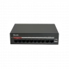 HILOOK NS-0110MP-60, 8 Port, Megabit, PoE 60W, 2 Port Megabit Uplink, Yönetilemez, Masaüstü Switch