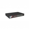 HILOOK NS-0326P-230(B), 24Port, Megabit, PoE 230W, 1 Port GigaBit Lan, 1 Port GigaBit SFP, Long Range 250Metre, Yönetilemez, Masaüstü Switch