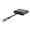HYTECH HY-USBC22 Type C-HDMI-VGA-USB 3.0 4K Çevirici Görüntü Adaptörü