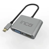 INCA ITPC-06T 0.15metre TYPE-C - HDMI_VGA(D) Görüntü Adaptörü Gümüş 100W