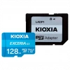 KIOXIA 128GB ExceriaG2, LMEX3L128GG2, A2 V30 4K, CL10, 160Mb/s, MicroSD Kart Bellek (SD Adaptörlü)