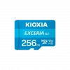 KIOXIA 256GB ExceriaG2, LMEX2L256GG2, U1 V30 4K,  CL10, 100Mb/s, MicroSD Kart Bellek (SD Adaptörlü)
