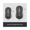 LOGITECH 910-006236, M650L Signature, Siyah, Sağ El, USB Nano 2,4G Kablosuz,4000dpi, Optik, 5 Tuşlu, 24ay Pil Ömrü, Sessiz Mouse